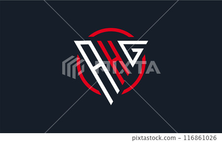 AHG triangle modern logo  116861026