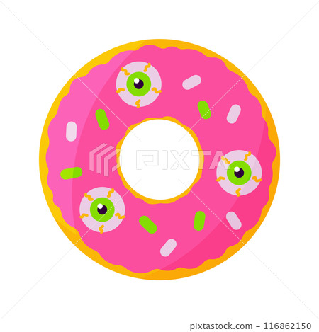 donut eye halloween sweet round element icon donut eye halloween sweet round element icon 116862150