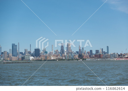 Manhattan as seen from Jersey City, New Jersey Manhattan as seen from Jersey City, New Jersey 116862614