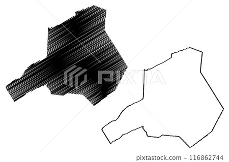 Ooststellingwerf municipality (Kingdom of the Netherlands, Holland, Frisia or Friesland province) map vector illustration, scribble sketch Ooststellingwarf map Ooststellingwerf municipality (Kingdom of the Netherlands, Holland, Frisia or Friesland province) map vector illustration, scribble sketch Ooststellingwarf map 116862744