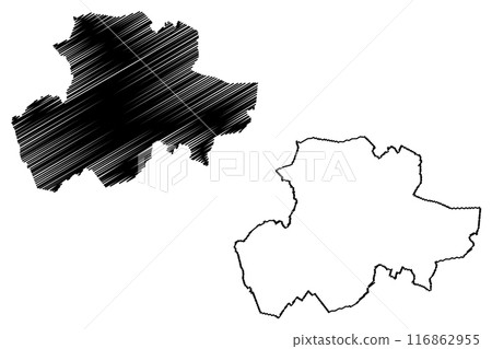 Berkelland municipality (Kingdom of the Netherlands, Holland, Gelderland or Guelders province) map vector illustration, scribble sketch Berkelland map Berkelland municipality (Kingdom of the Netherlands, Holland, Gelderland or Guelders province) map vector illustration, scribble sketch Berkelland map 116862955