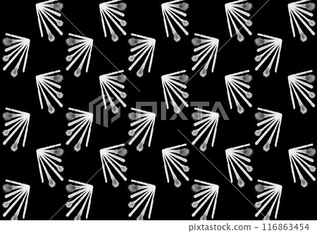 Abstract geometric triangles drawing bold black white pattern surface ornament repeated chess geometrical ink watercolor Abstract geometric triangles drawing bold black white pattern surface ornament repeated chess geometrical ink watercolor 116863454