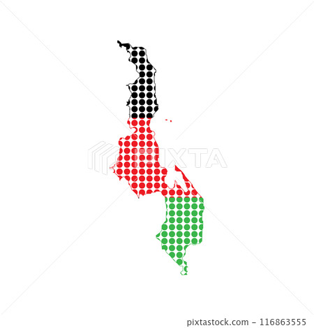 Malawi map icon 116863555