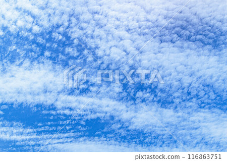 漂浮在藍天上的雲彩 漂浮在藍天上的雲彩 116863751