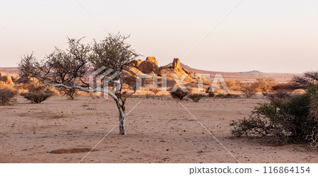 The Spitzkoppe area around sunset The Spitzkoppe area around sunset 116864154