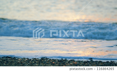 Beautiful Sunsets. Calm Sea With Sunset Sky And Sun. Beautiful Sunset Or Sunrise On Sea. Still. Beautiful Sunsets. Calm Sea With Sunset Sky And Sun. Beautiful Sunset Or Sunrise On Sea. Still. 116864265
