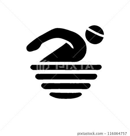 一個游泳運動員 一個游泳運動員 116864757