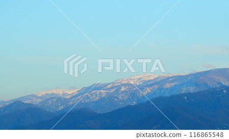 Panorama Of Dramatic Colorful Sunset With Bright Clouds. Twilight Sky And Cloud With Orange Sun Nature Background. Panorama Of Dramatic Colorful Sunset With Bright Clouds. Twilight Sky And Cloud With Orange Sun Nature Background. 116865548