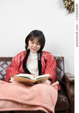 冬天:一個女人在房間裡讀書 冬天:一個女人在房間裡讀書 116866890