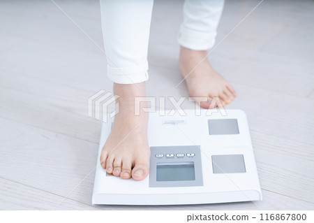 Women's feet to weigh [parts cut] 116867800