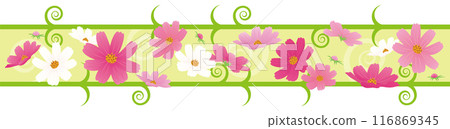 宇宙裝飾框架的向量圖 116869345