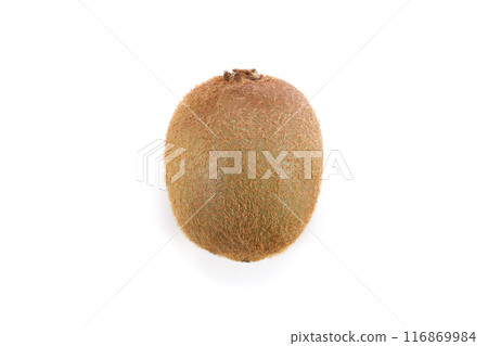 Kiwi fruit on white background 116869984