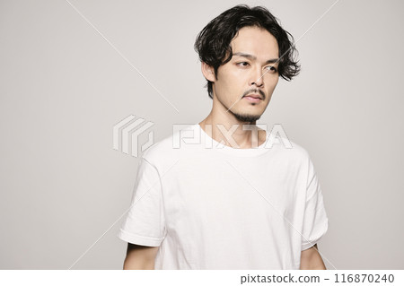 Portrait of a young man on a white background Portrait of a young man on a white background 116870240