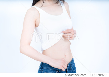 Women's waist [parts cut] 116870920