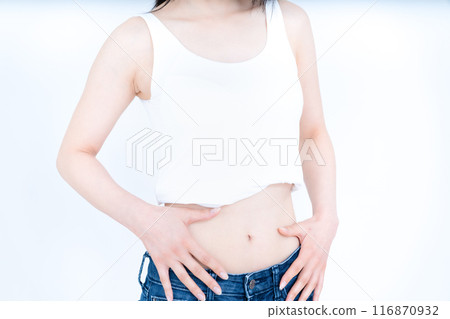 Women's waist [parts cut] 116870932