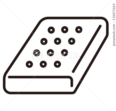 Mattress icon illustration 116871024