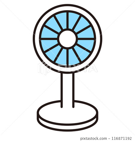 Electric fan icon illustration Electric fan icon illustration 116871192