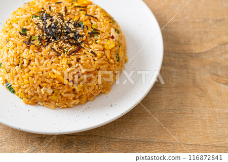 fried rice with egg in Korean style fried rice with egg in Korean style 116872841