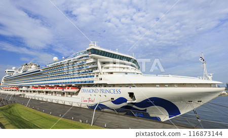 Diamond Princess Anchoring at Oosan Bridge Diamond Princess Anchoring at Oosan Bridge 116873144