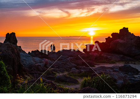 Sixteen Rakan Rocks - Evening Scenery 116873294