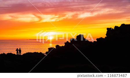 Sixteen Rakan Rocks - Evening Scenery 116873487
