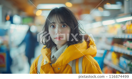 在超級市場的少婦購物 在超級市場的少婦購物 116874499