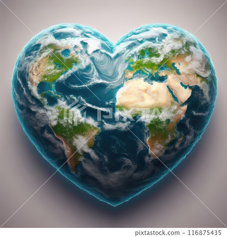 Love Earth theme (Earth day) with Generative AI. Love Earth theme (Earth day) with Generative AI. 116875435