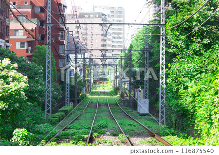 Tenri Denpaku Arakawa線的鐵路線 116875540