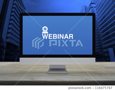 Business seminar online concept 116875787