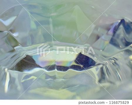 Rainbow colored cup bottom pattern Rainbow colored cup bottom pattern 116875829