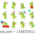 decorative, alligator, crocodile 116875911