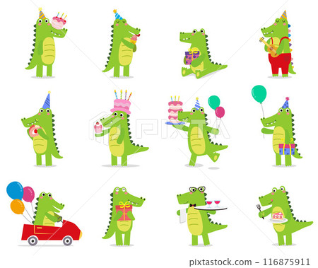 decorative, alligator, crocodile 116875911