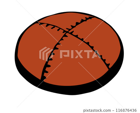Vector drawing. Jewish clothing yarmulke 116876436