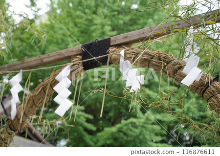 Konno Hachimangu Shrine, a shrine in Shibuya, Tokyo, Japan 116876611