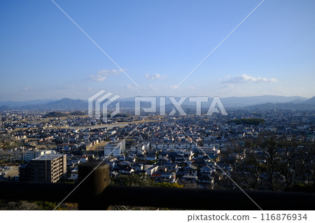 冬季從丸龜城看到的街景素材 冬季從丸龜城看到的街景素材 116876934
