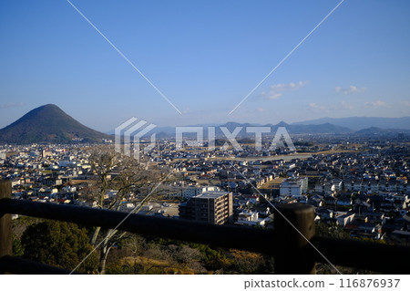 冬季從丸龜城看到的街景素材 冬季從丸龜城看到的街景素材 116876937