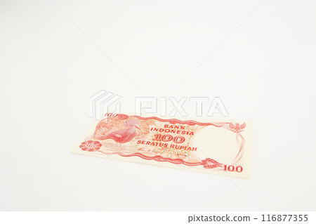 A little old world money series Indonesian Rupiah taken on white background A little old world money series Indonesian Rupiah taken on white background 116877355