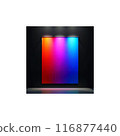 Abstract blue light illustration 116877440