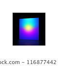 Abstract blue light illustration 116877442