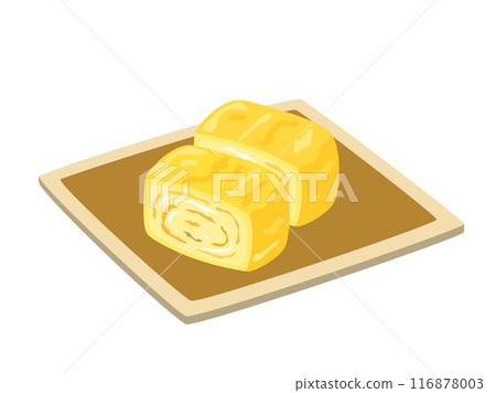 Illustration of fried eggs 116878003