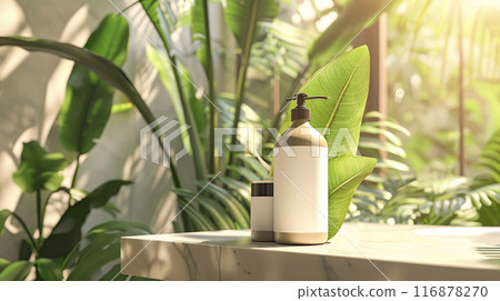 綠色熱帶香蕉樹 116878270