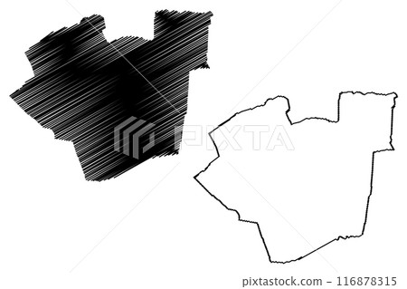 Dantumadiel municipality (Kingdom of the Netherlands, Holland, Frisia or Friesland province) map vector illustration, scribble sketch Dantumadiel map Dantumadiel municipality (Kingdom of the Netherlands, Holland, Frisia or Friesland province) map vector illustration, scribble sketch Dantumadiel map 116878315