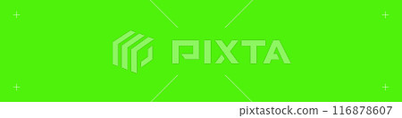 Green screen marker for chroma key and motion track. VFX background for greenscreen phone setup. Flat vector illustration isolated 116878607