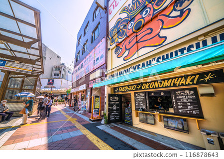 Hiratsuka cityscape in Japan, overlooking Hiratsuka Station on the Tokaido Main Line (July 22, 2024) Hiratsuka cityscape in Japan, overlooking Hiratsuka Station on the Tokaido Main Line (July 22, 2024) 116878643