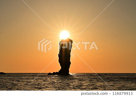 在海上日落 116879913