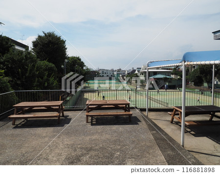 日本最古老的網球俱樂部，位於東京大田區山王市 116881898