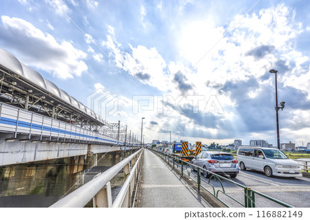 Cityscape of Setagaya Ward, Tokyo - Futako Tamagawa Station 116882149