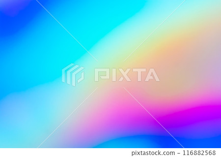 Abstract blur holographic rainbow foil iridescent background Abstract blur holographic rainbow foil iridescent background 116882568
