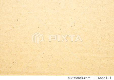 Brown eco recycled kraft paper sheet texture cardboard background 116883191