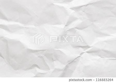 Abstract white crumpled and creased recycle paper texture background Abstract white crumpled and creased recycle paper texture background 116883264